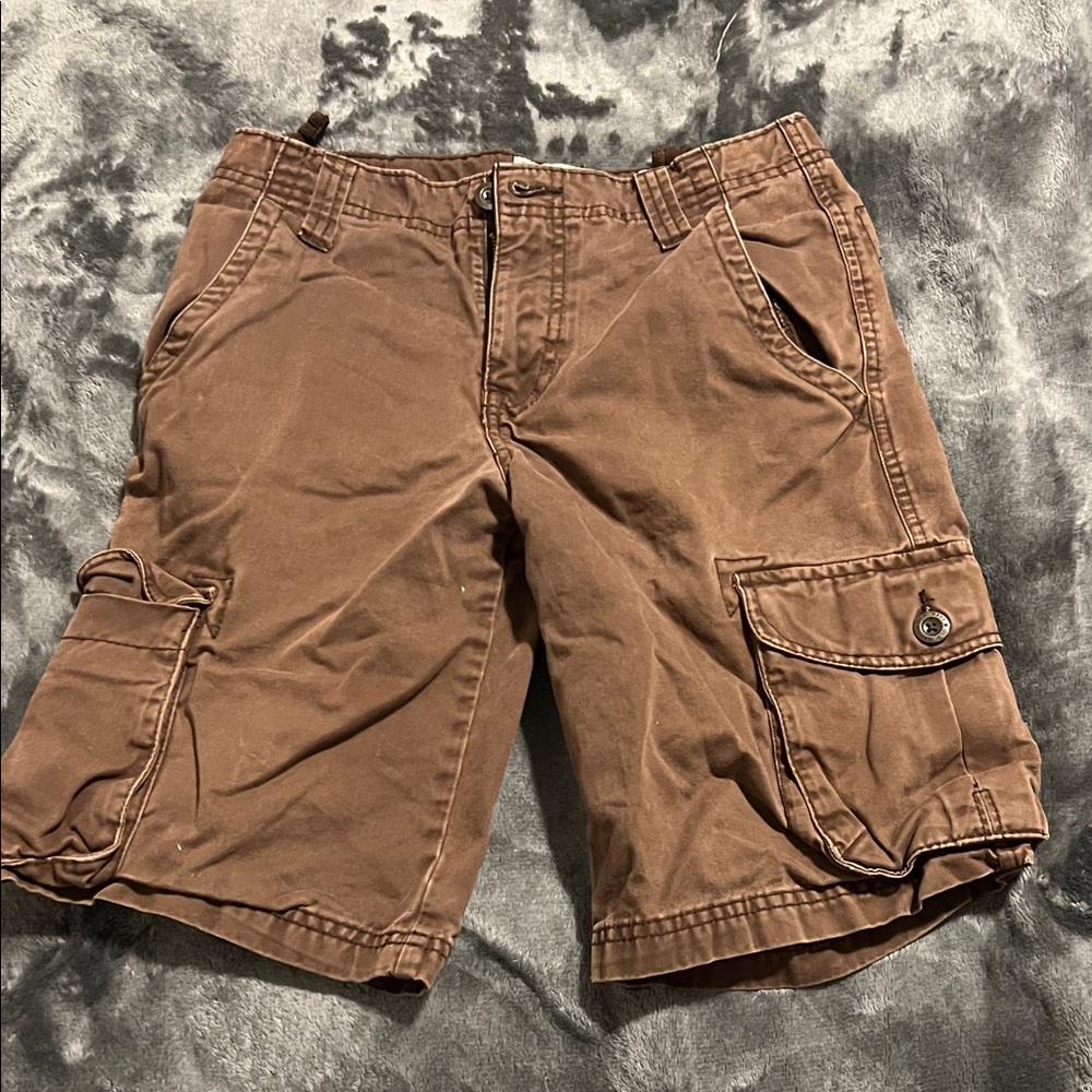 Old Navy Boys Tan Cargo Shorts